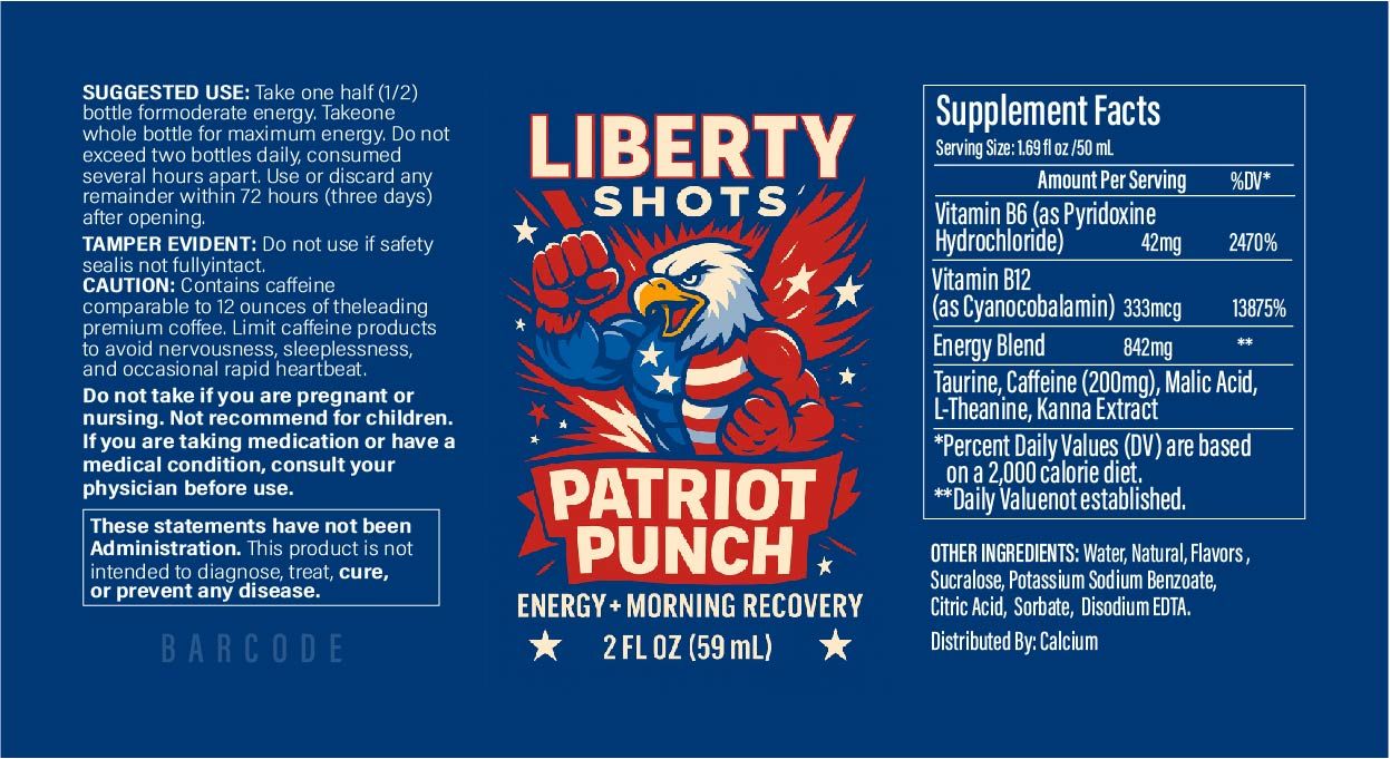 Patriot Punch: Kanna Energy Shot 6+1