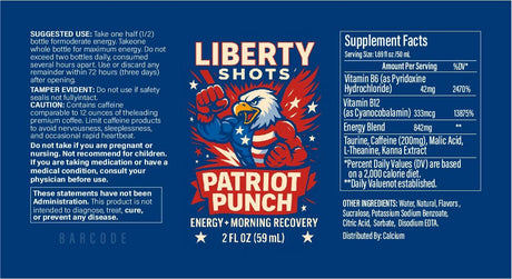Patriot Punch: Kanna Energy Shot 6+1